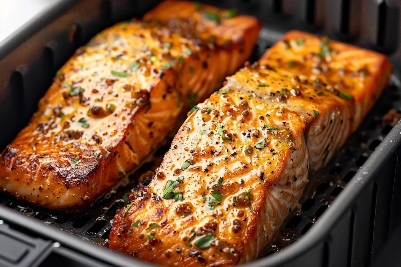 Frozen Salmon Air Fryer