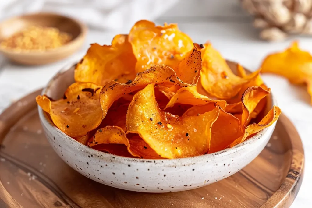 air fryer sweet potato chips