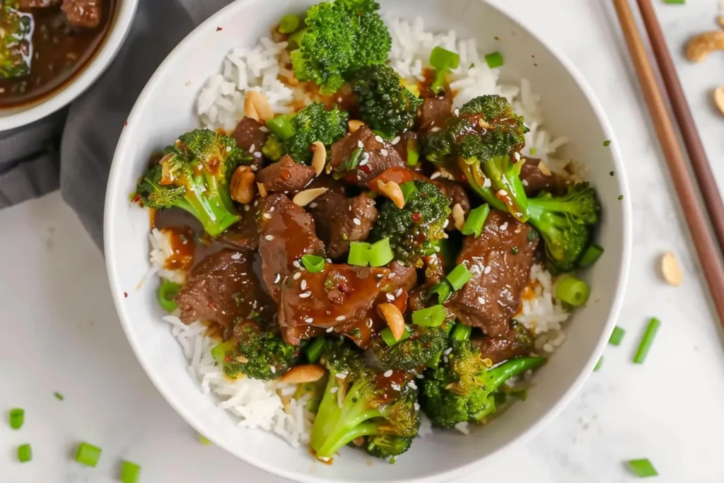 beef and broccoli Panda Express recipe