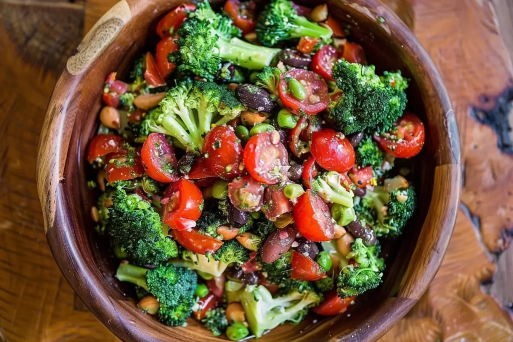 broccoli salad with tomatoes