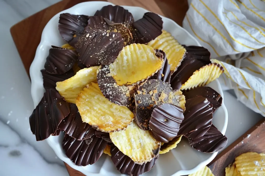 Chocolate Covered Potato Chips
