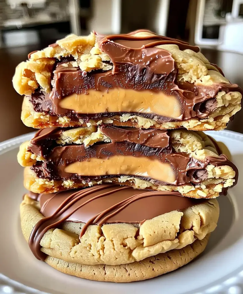 Triple Reese’s Peanut Butter Cookies